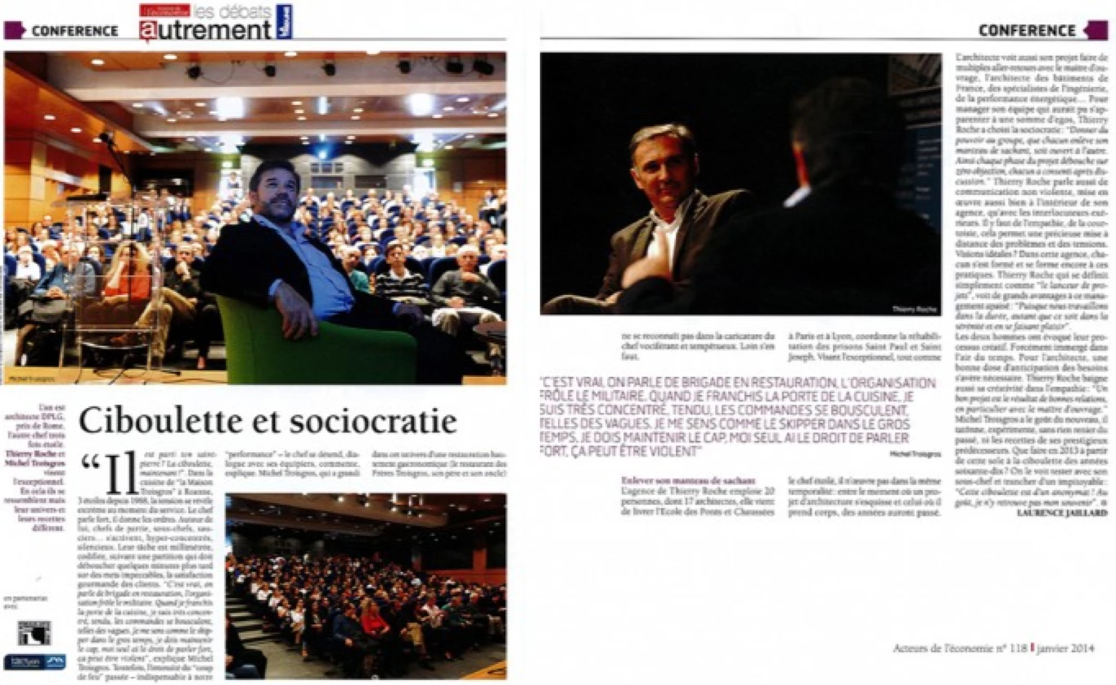 Acteurs de I\'Economie N°118 - Janvier 2014