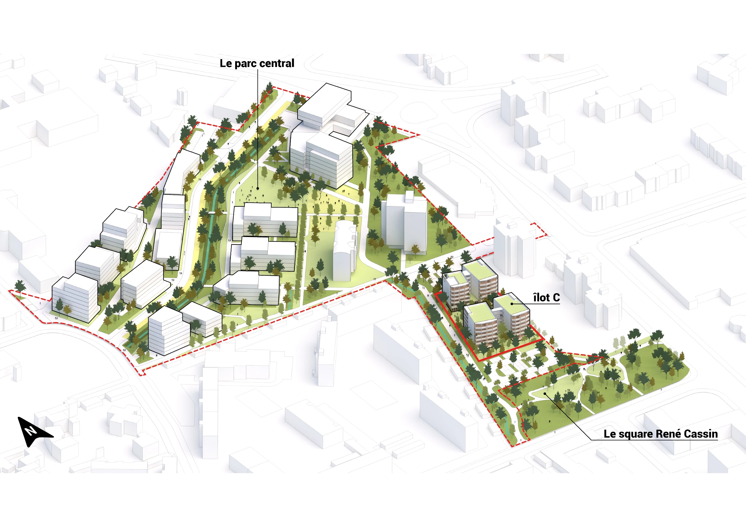 Château Rouge - ZAC Ecoquartier