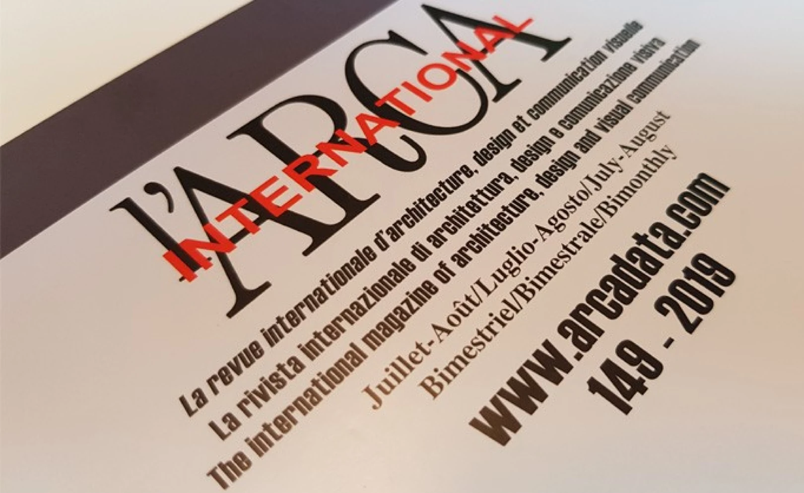 L\'Arca International - juillet/aout 2019